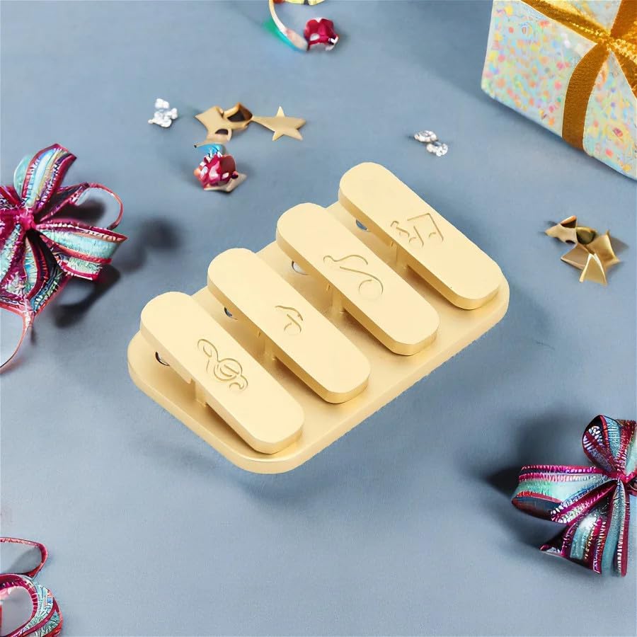 Miniatura 6 de Haptic - Juguetes deslizantes para la ansiedad, juguetes metálicos para aliviar el estrés, ergonómicos, viajes, oficina, trabajadores (dorado)