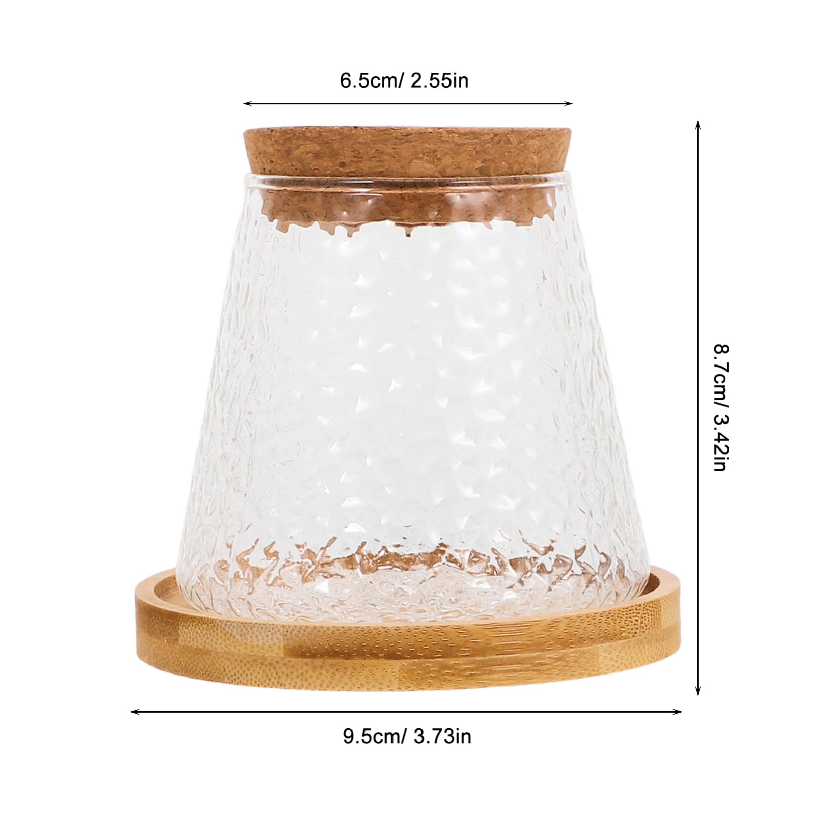 Mikikit 3ensembles Vases De Propagation Verre avec Plateau De Bouteilles Hydroponiques pour Plantes Intérieur Décoration De Bureau avec Liège Et Textures Variées