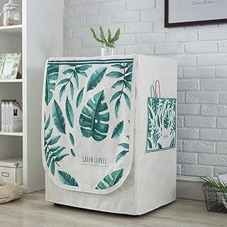 WKONAK Machine à Laver Couverture imperméable Verte verte60x55x85cm Création Solaire des Tissus Plus épais pour Une Utilisation Facile Appliance de Lavage Protecteur