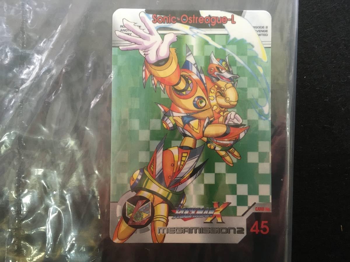 カードダス ロックマンXメガミッション パート3 36枚ノーマルコンプ 箱