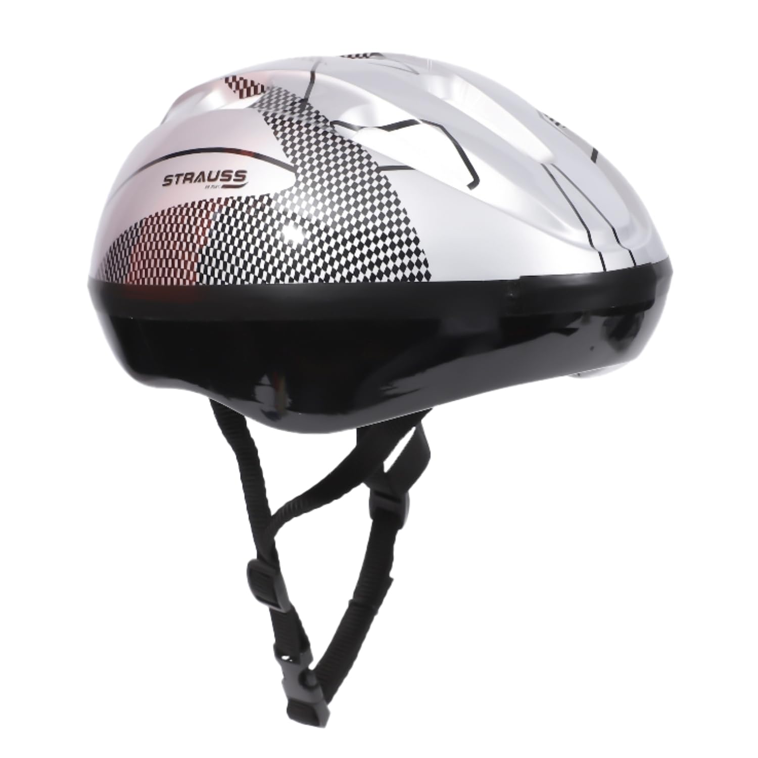 Strauss ArmorX Cycling Helmet | Light Weight with Superior Ventilation | Mountain, Road Bike & Skating Helmet with Premium EPS Foam Lining | Ideal for Adults and Kids, (Grey) (B0C4FM9T7S) Amazon Price History, Amazon Price Tracker