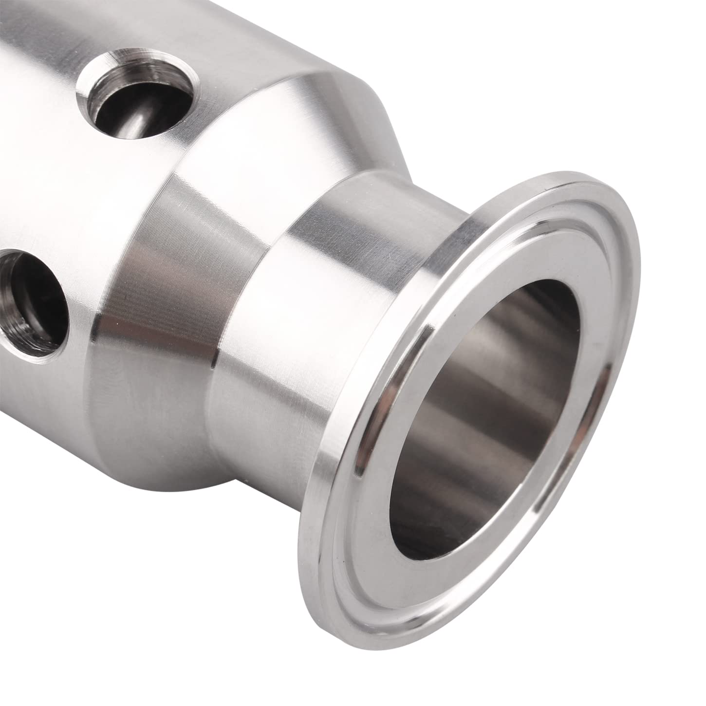 DERNORD Válvula ajustable sanitaria SS304 de Safty de la válvula de alivio del vacío de la presión 1,5" Tri-Clamp