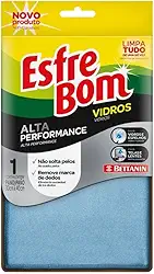 EsfreBom - Pano Limpa Vidros de Alta Performance, Cor Azul, Bettanin