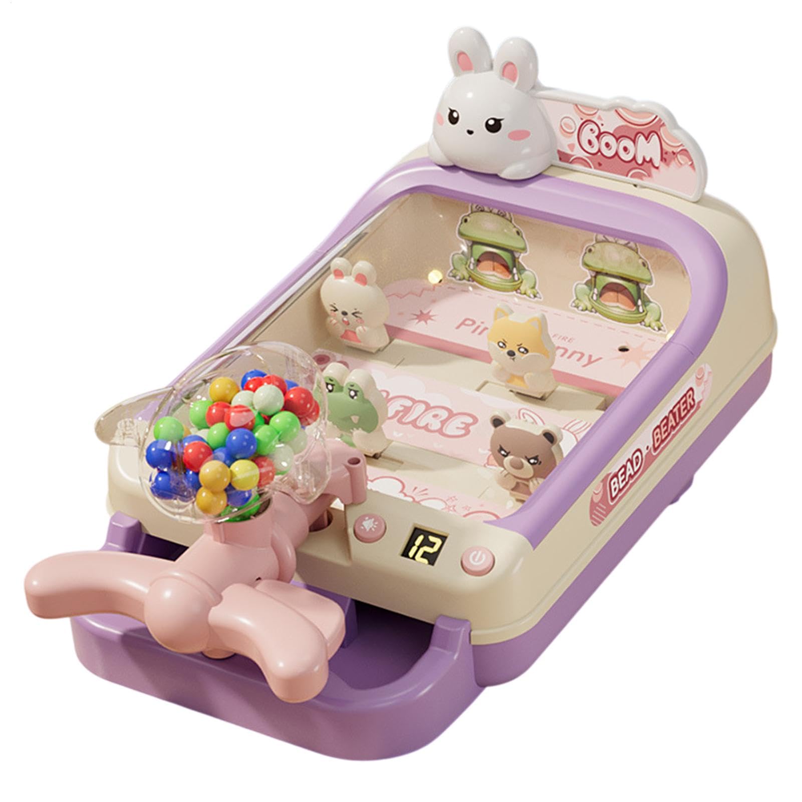 Pinball Machine - Small Pinball Game Tabletop Electronic Board Game | 30x Balls Cute Miniature Pinball Puzzle | Pinball Game Interactive Tabletop Pinball for Birthday, Easter, Children's Day