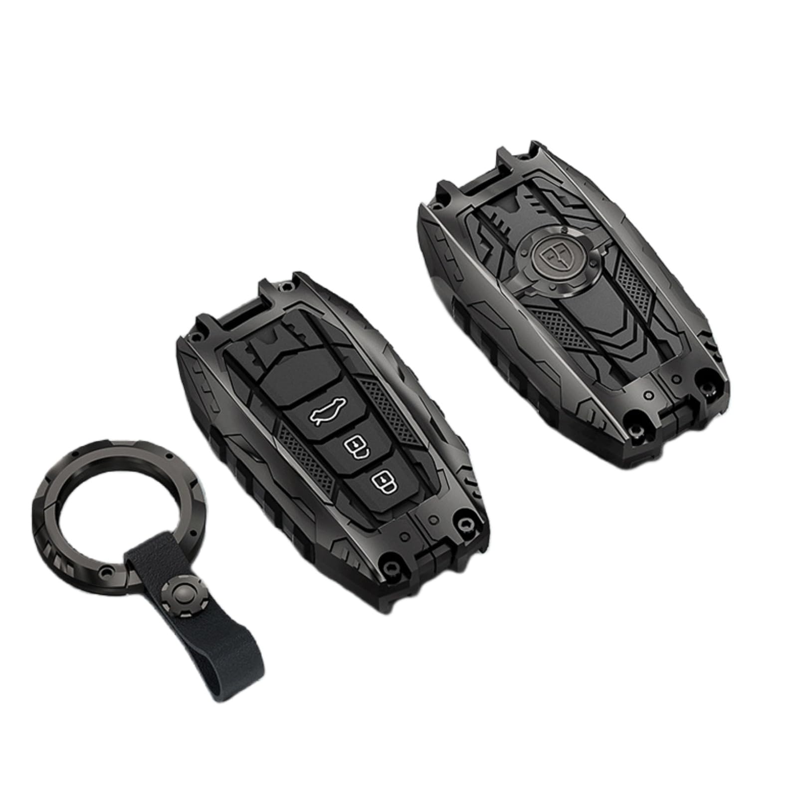 Zinc Alloy Car Remote Key Case Cover For Toyota CHR Prado 2017 2018 Prius Camry Corolla RAV4 2020 2022 2023 2024 Car Accessories