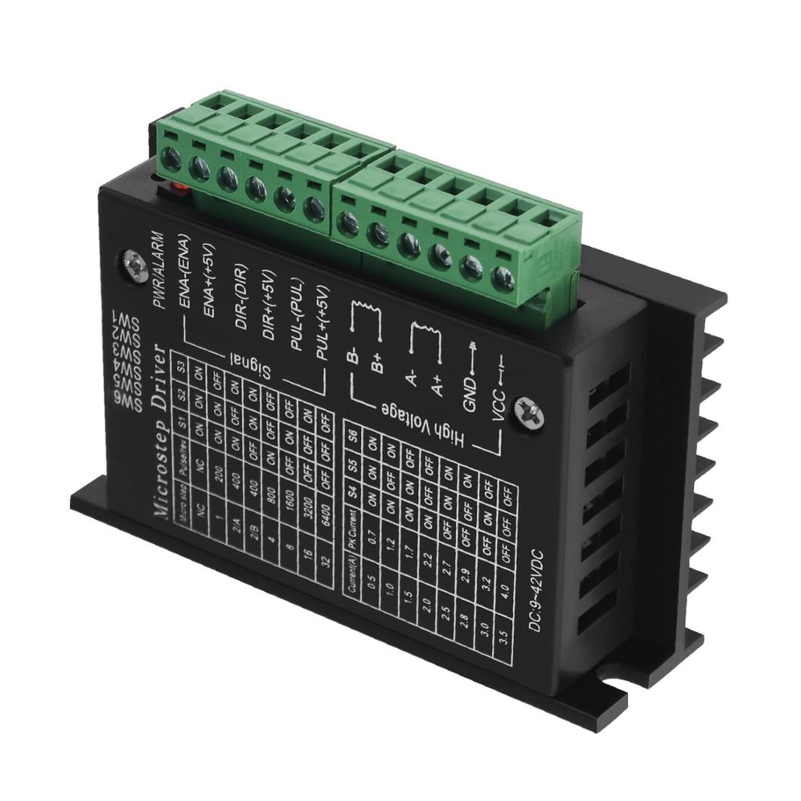 Driver del Motore Passo-Passo Driver Motore Passo-Passo Nema17 Nema 23 TB6600 4A Aggiornamento DC9-42V for Motore Steppa 42/57 for Stampante 3D for Macchina for Incisione su Legno CNC(5Pcs)
