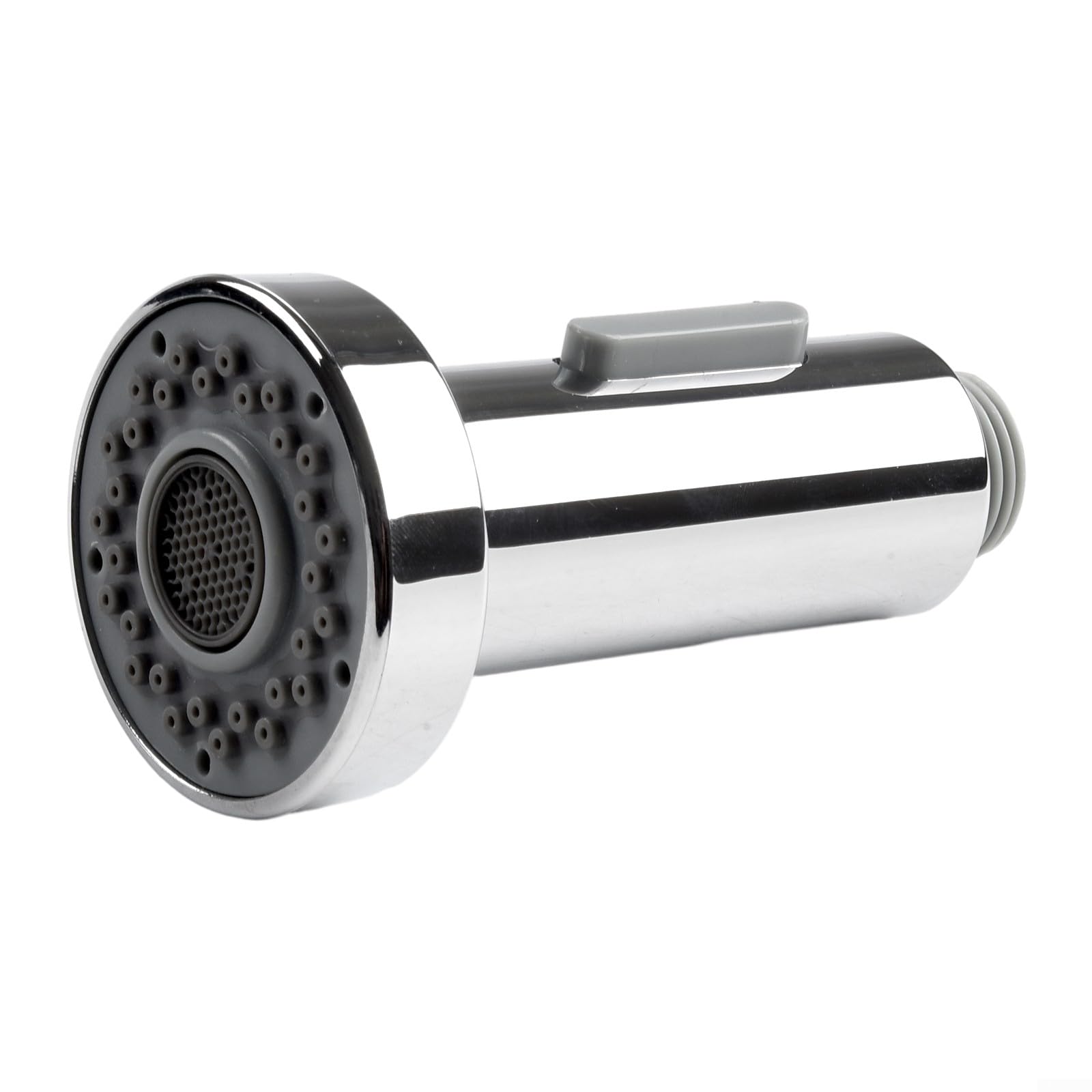 Ugello spruzzatore di ricambio per rubinetto del lavello della cucina, plastica ABS, finitura spazzolata, connettore G 1/2 (cromato)
