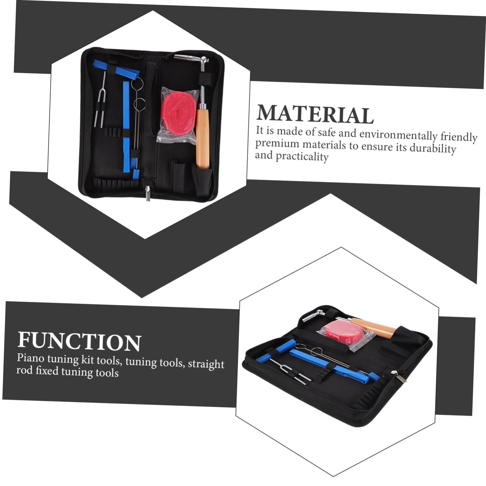 Outils D'accordage de Piano, 1 Set, Accessoires de Réglage Noirs