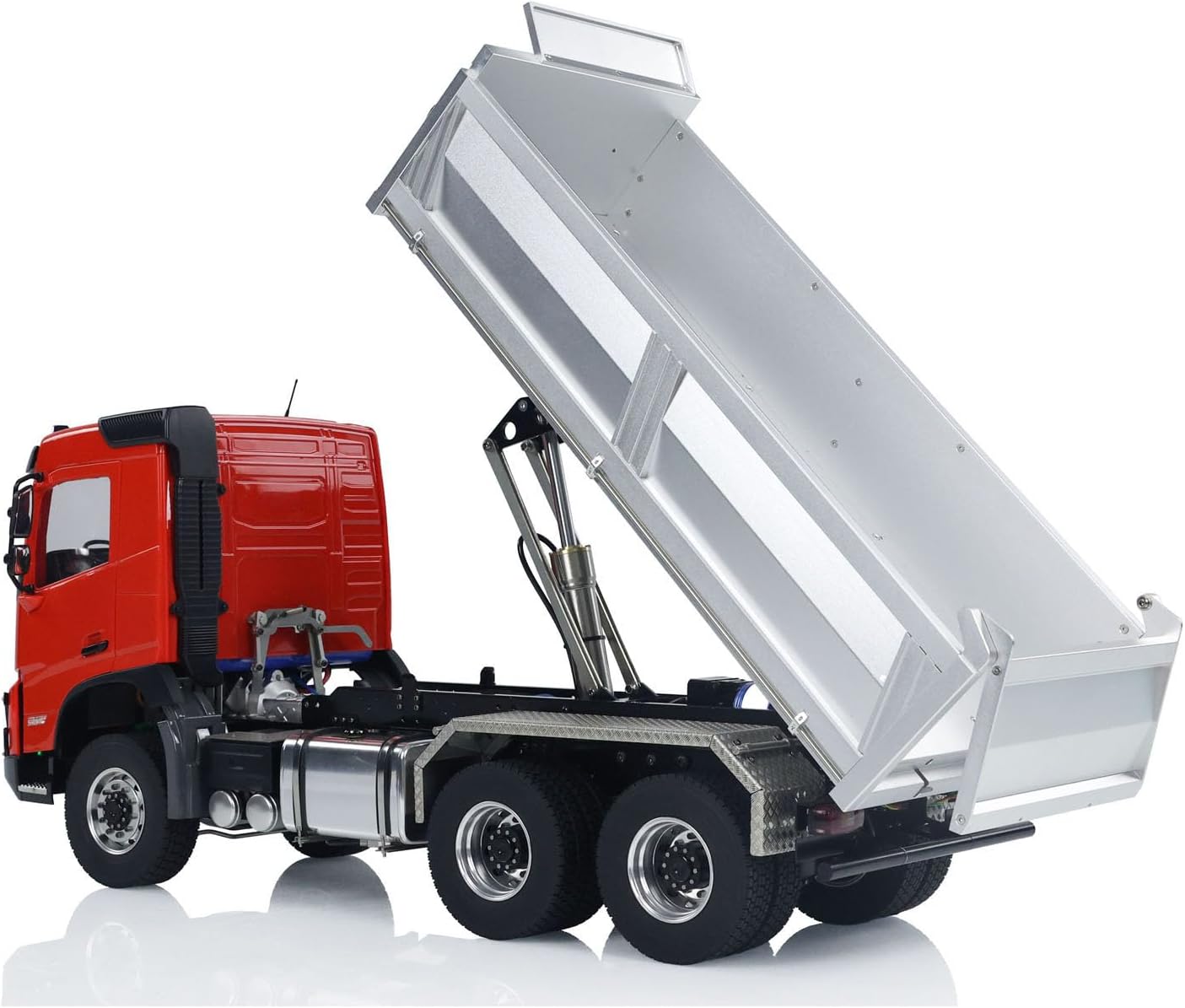 TOUCAN RC HOBBY 1/14 Double E FMX RC Hydraulic Dump Truck 6X6 Remote Control Dumper Tipper Cars