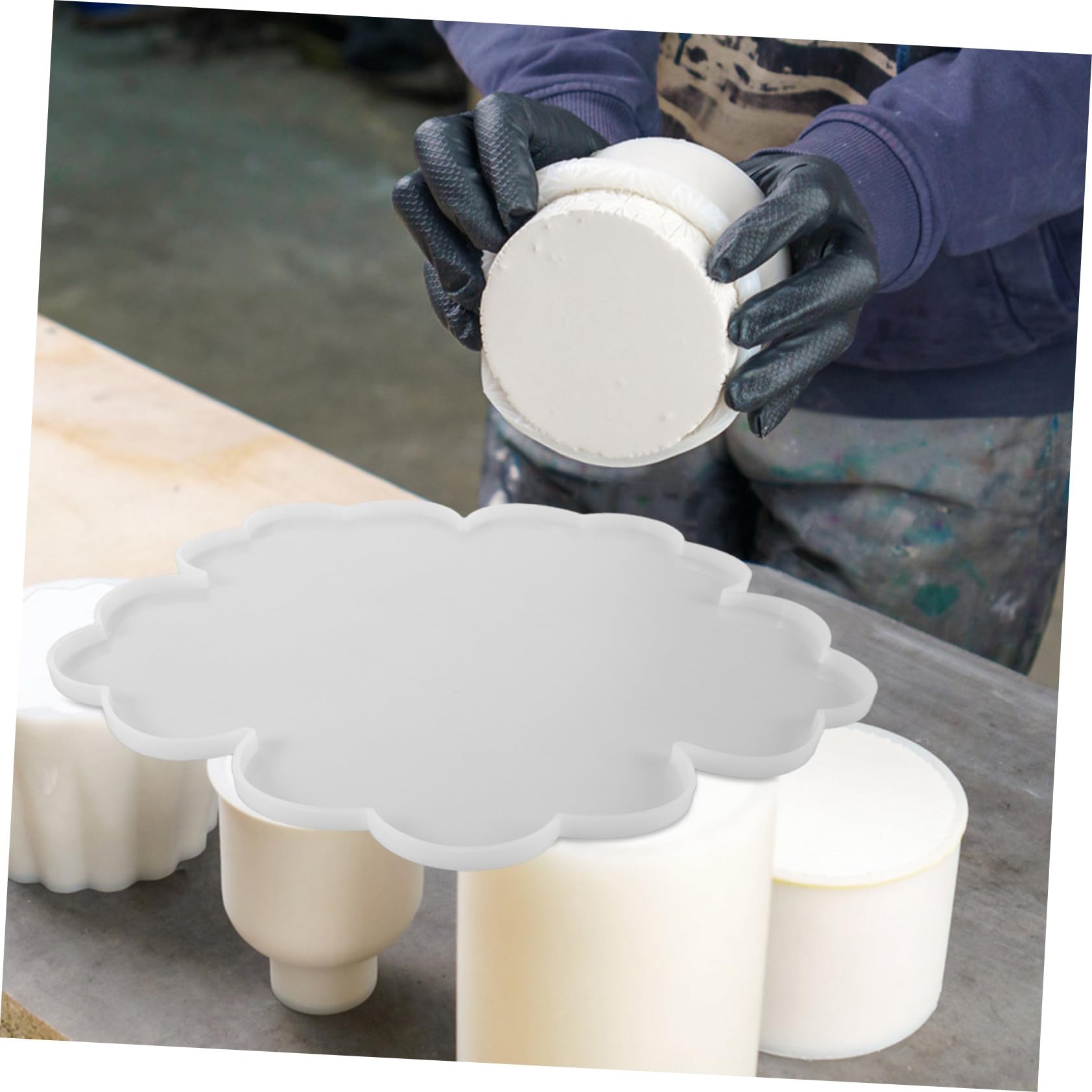 Mould per Vassoi e Sottobicchieri Facili da Sformare e Riutilizzabili Resistenti Temperature Estreme per Decorazioni Casa e Regali Creativi