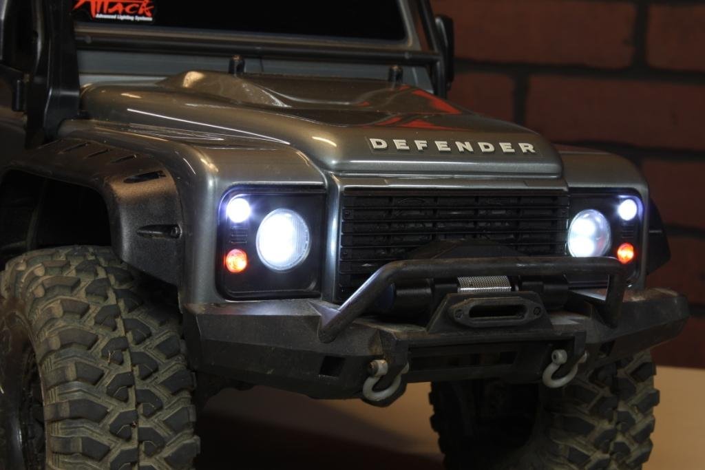 MyTrickRC TD1 TRX4 UF-7 Light Bar Kit- with Headlights, Tail / Brake