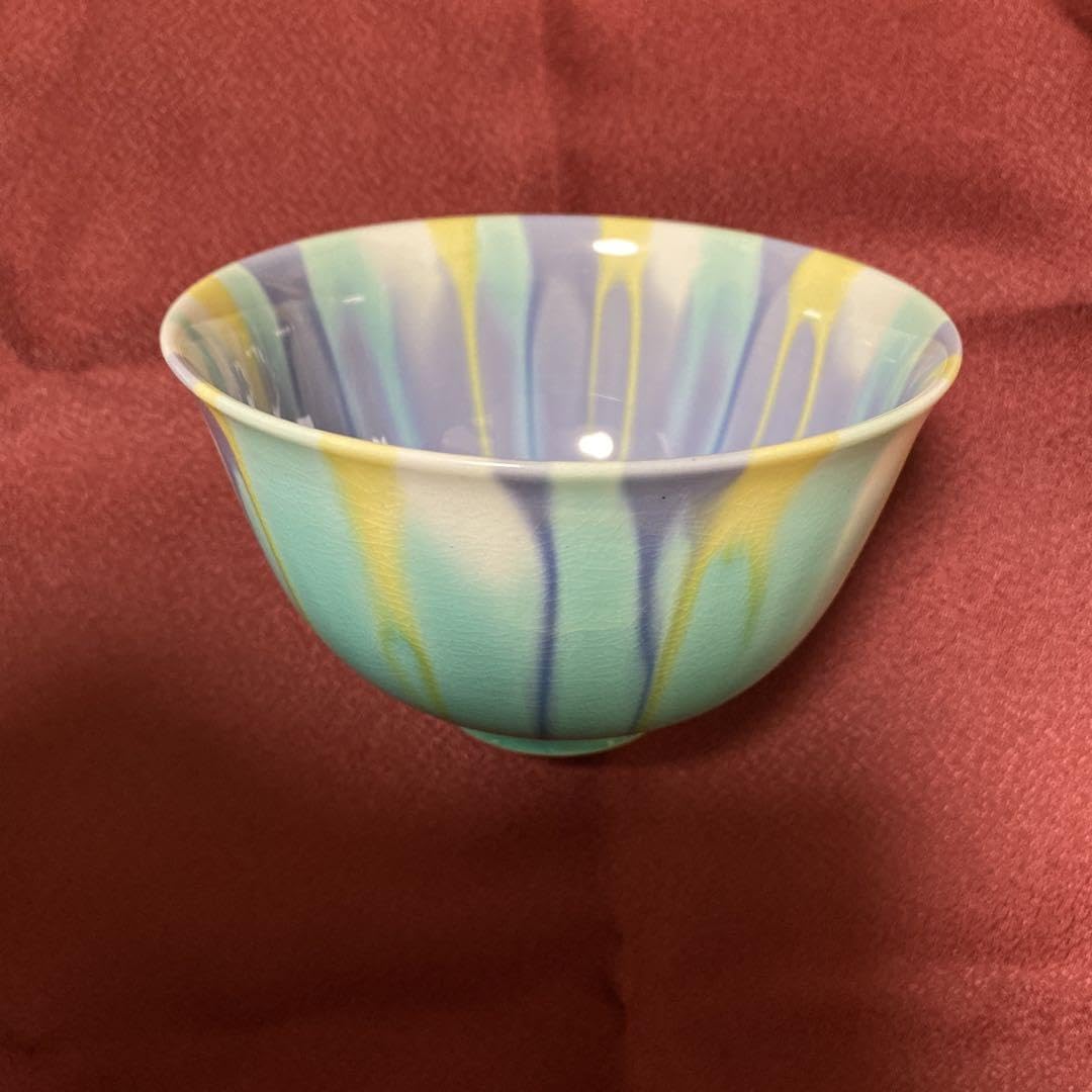 Kutani Yakichi Tokuda Rice Bowl, Matcha Bowl, Pottery, Lacquerware