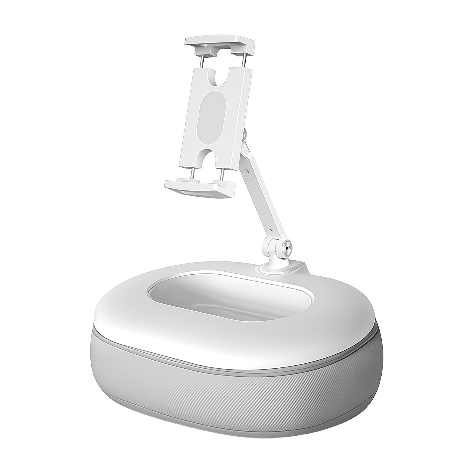 Soporte Plegable para teléfono con Brazos Ajustables y Cuenco para Aperitivos Desmontable para Cama, sofá o Ver películas Aire, Soporte Ajustable para tabletas