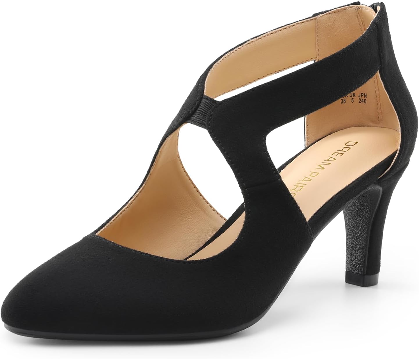 DREAM PAIRS Women’s Pumps Closed Pointed Toe Kitten Heels Elegant Party Wedding Dress Shoes for Women DREAM PAIRS Women’s Pumps Closed Pointed Toe Kitten Heels Elegant Party Wedding Dress Shoes for Women