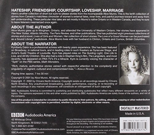 Image of Hateship, Friendship, Courtship, Loveship, Marriage: Stories (Chivers Sound Library)