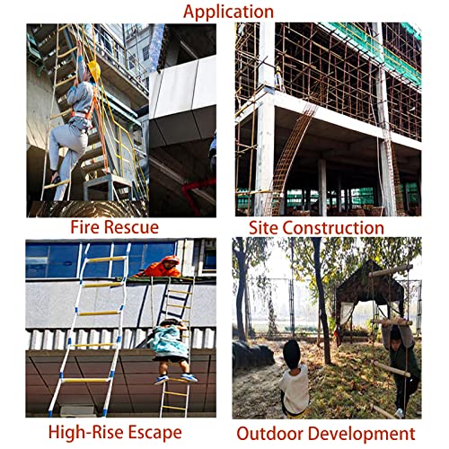 16Ft Fire Escape Rope Ladder Emergency Fire Ladders Fire Escape Ladder For 2 Story #TOP2
