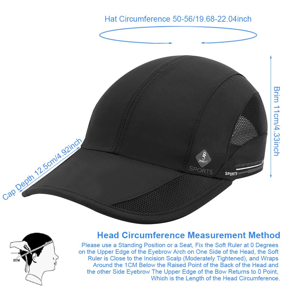 Basecap Unisex składana czapka baseballowa dla mężczyzn i kobiet, regulowana czapka na lato z daszkiem, ochrona przed słońcem, czapka baseballowa z siateczki, kapelusz przeciwsłoneczny do