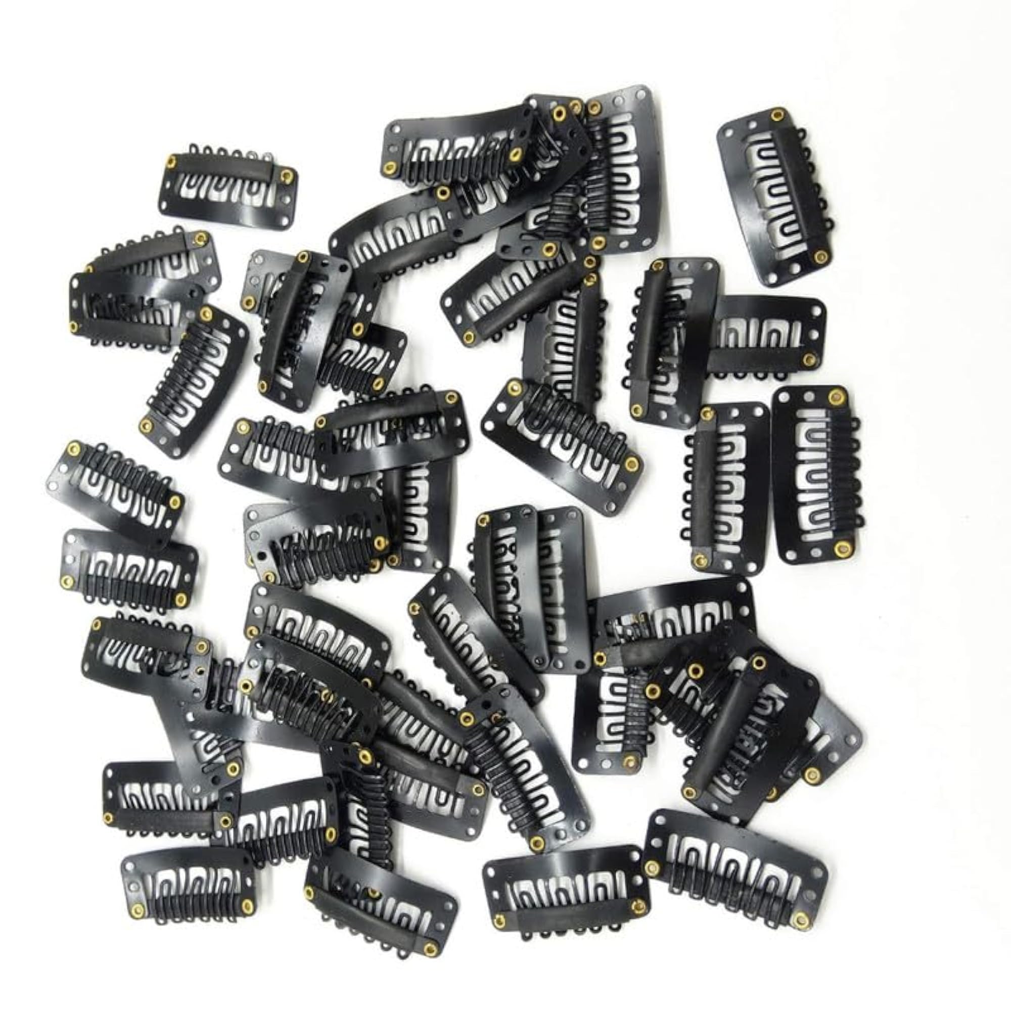 15 PCS U-Shape Metallic Wig Clips for Hair Extensions