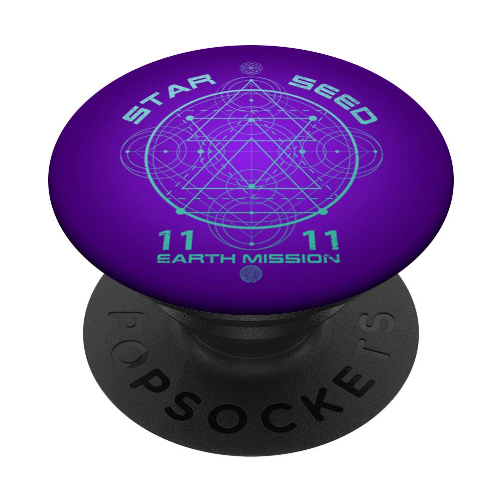 Starseed Sacred Geometry PopSockets PopGrip: Swappable Grip for Phones & Tablets