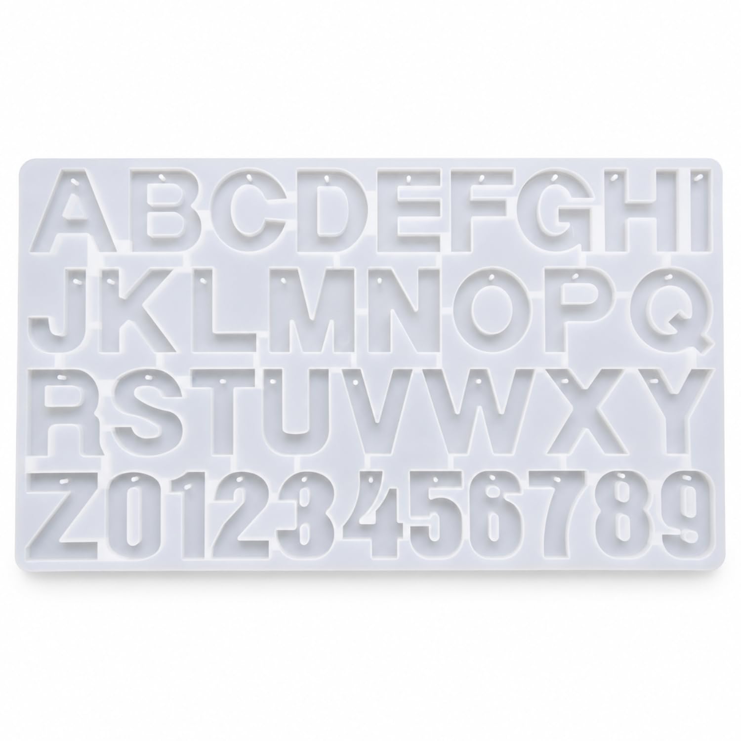 Oytra Alphabet Resin Art Mould for Keychain Making Materials DIY 3D Craft Casting Silicone Mold for Epoxy Kit for Beginners Set Letters & Number-image-15