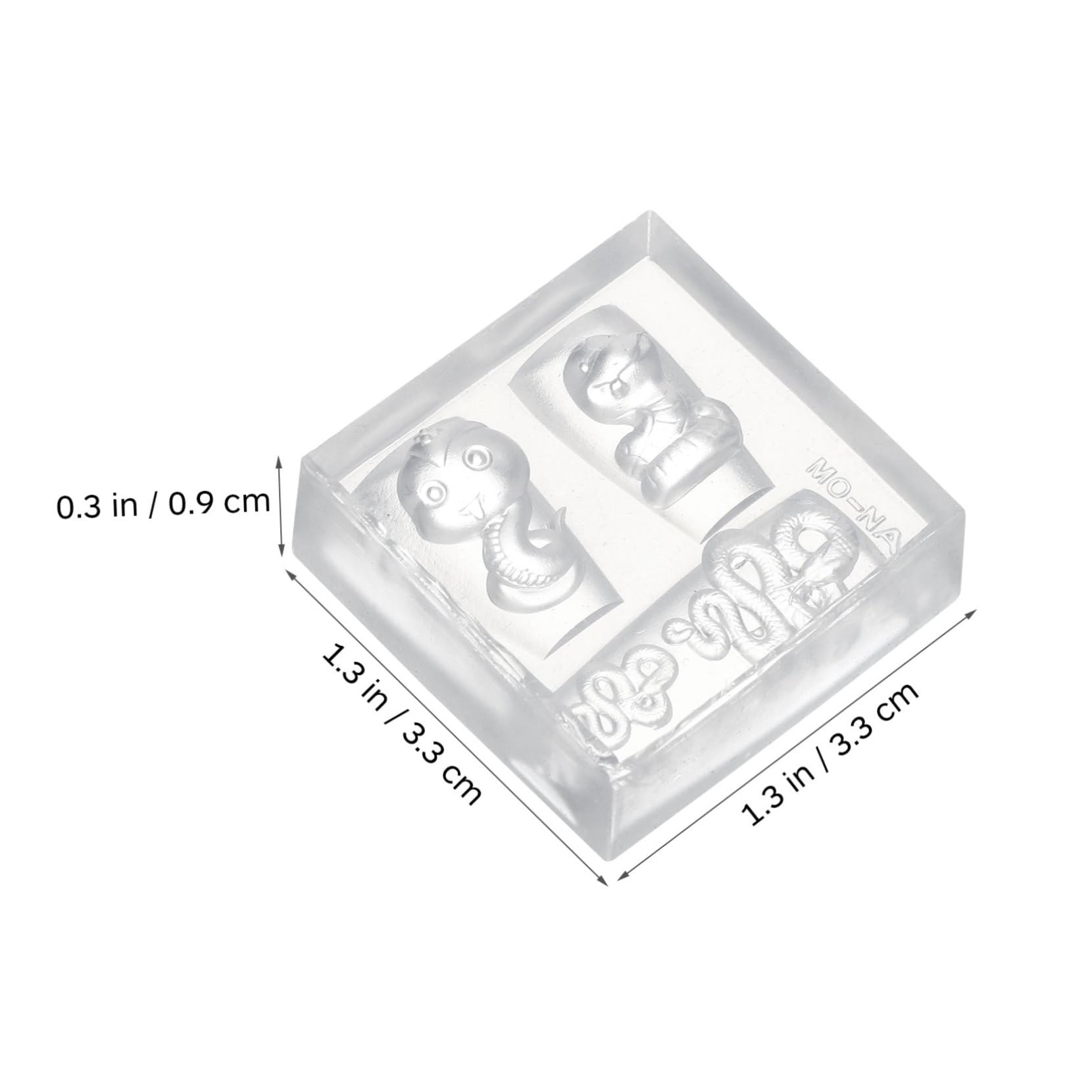 TOVINANNA 2 pcs Nail Decor Silicone Mold Durable Flexible Nail Embossed Decoration Molds for DIY Easy to Use Demould for Creative