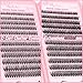 Lash Clusters Kit, Eyelash Clusters Individual Lash Extension Kit 480 Pcs D Curl Fluffy Wispy False Eyelashes Extensions Thin Band with Bond Seal Tweezers Brush Removers (30D+40D KIT 9-16mm)