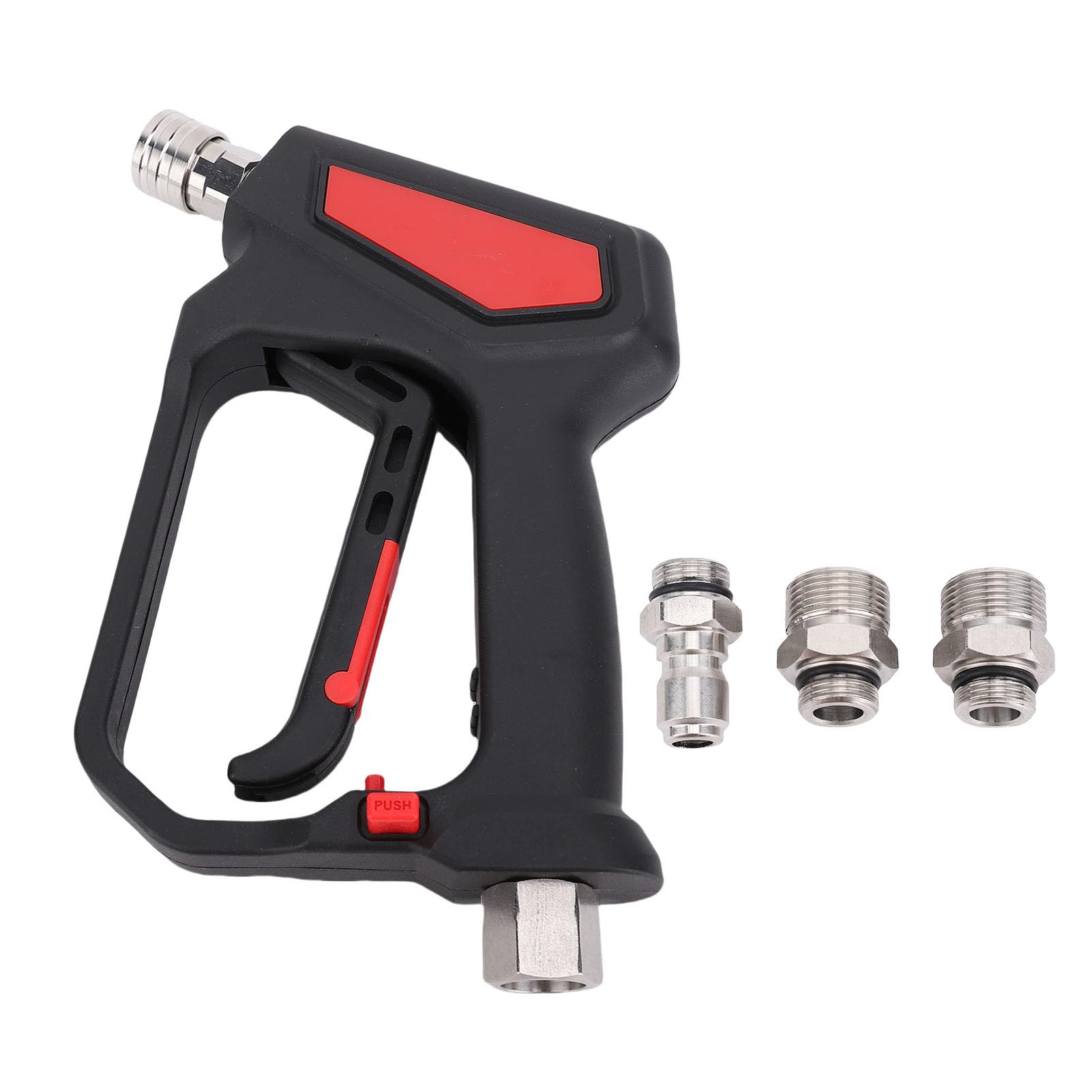 Pistolet do myjki wysokociśnieniowej, 5800 PSI, 10,5 GPM, wydajny wysokociśnieniowy pistolet natryskowy z przyłączem M22 14 M22 15 3/8 do mycia samochodu, motocykla, mosiądzu, metalu, tworzywa