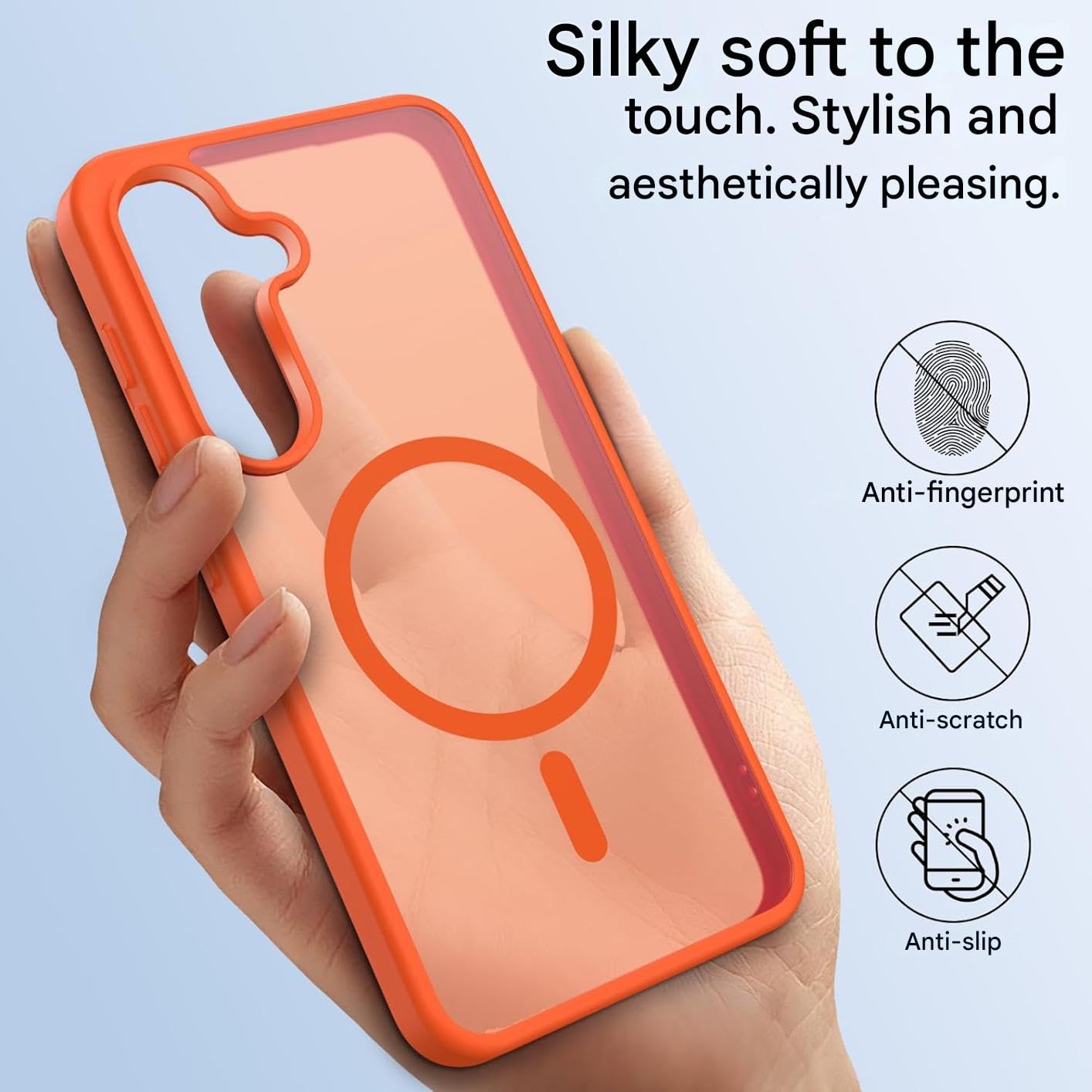 Elzzi Magnetic Guard Case for Samsung Galaxy A55 5G Cover