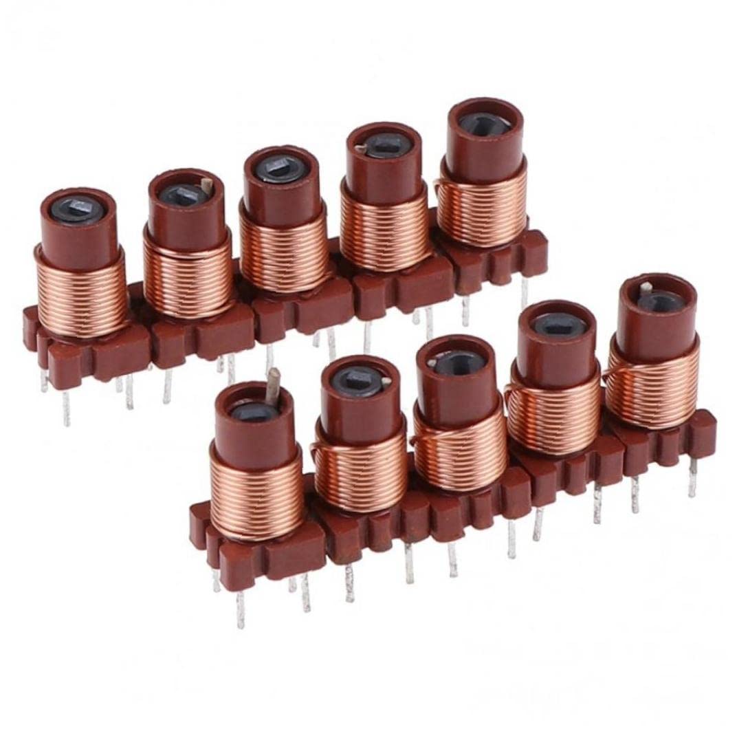 10pcs 12t 0,6uh-1.7uh Einstellbare Hochfrequenzferrit-Kern-induktor