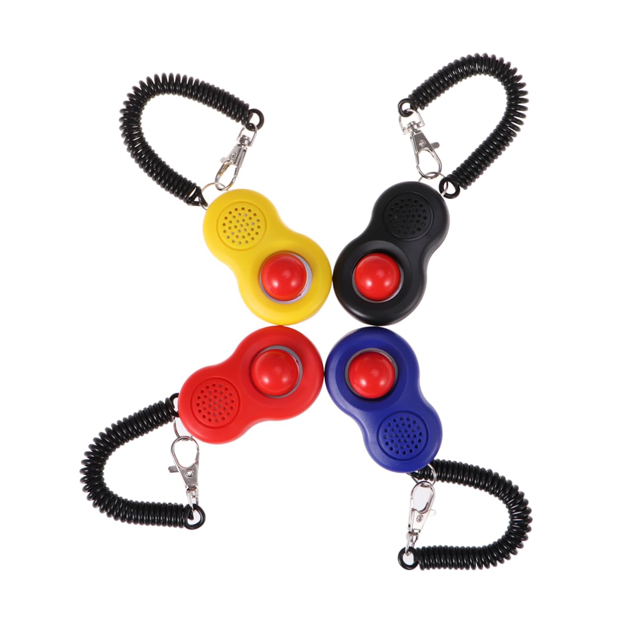 minkissy 12 Piezas refeel muñequera clickers para adiestramiento de Perros clicker Gato clicker de adiestramiento de Mascotas Clicker para adiestramiento de Perros con Correa el Perro botón