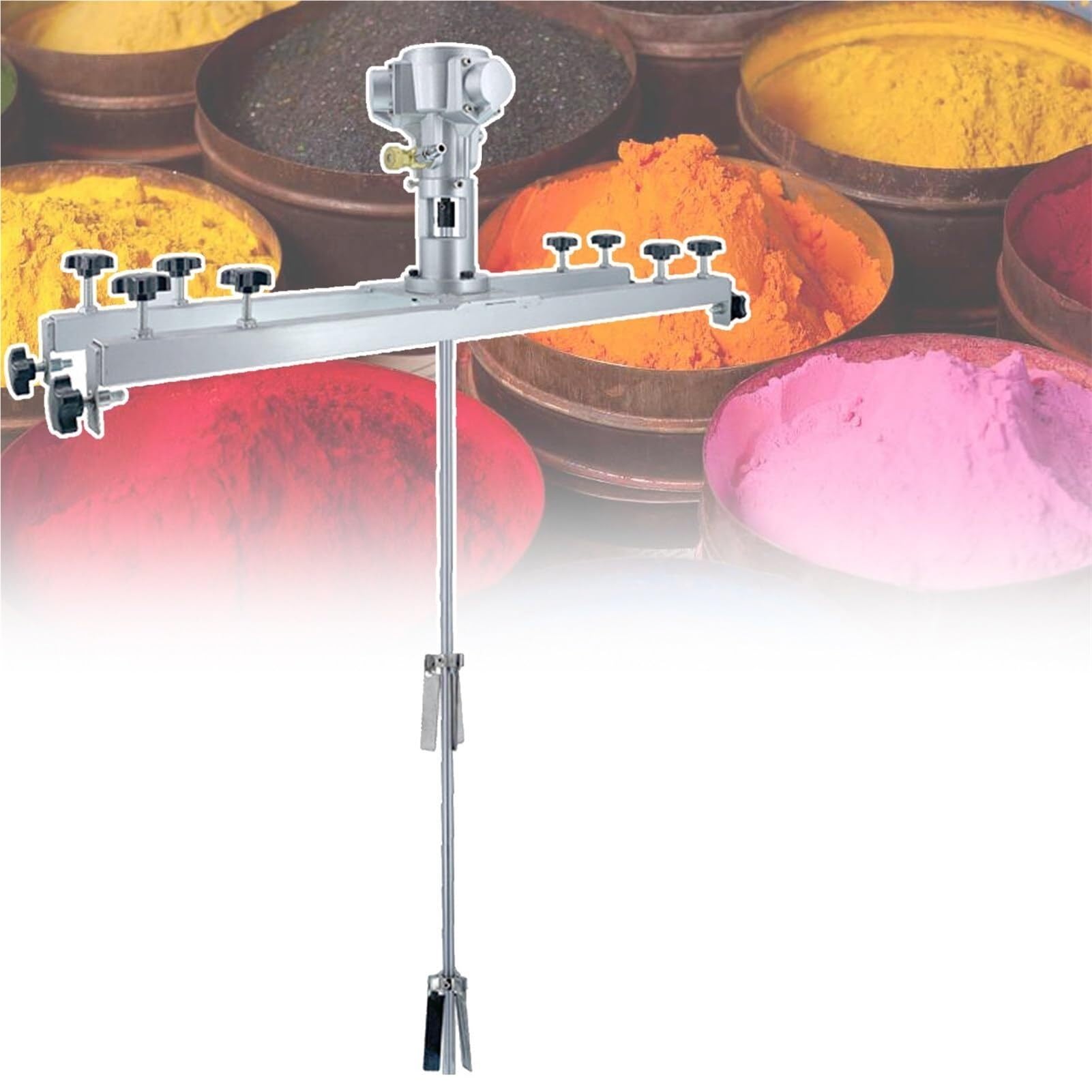 TGBHM Pneumatic Paint Mixer Portable Paddle Mixer Air Agitator Blender Stirrer with Adjustable Bracket for Industrial Paint Mixing,H004