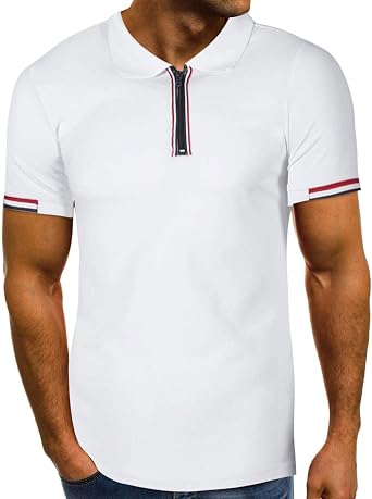 Casual Shirts for Men 2023 Short Sleeve Polo Henley Tshirt Summer Light Weight Soft Fitted Button Up Sport Shirt