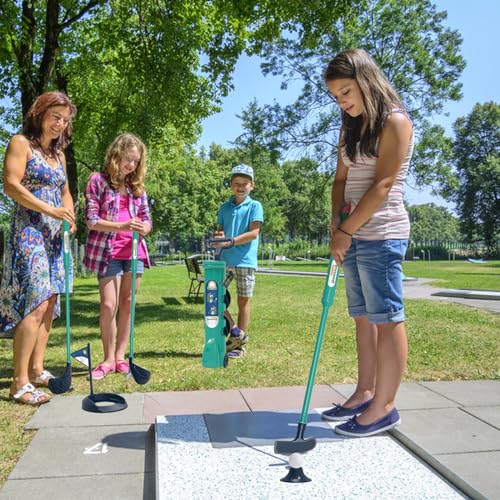 YZZT Minigolf Set Spielzeug für Kinder 14pcs Indoor Outdoor Golfkoffer Spiel Set Mini Golfkoffer mit Kinderspiele Geschenk für Kinder Putting Spielzeug für Kinder, Jungen, Mädchen