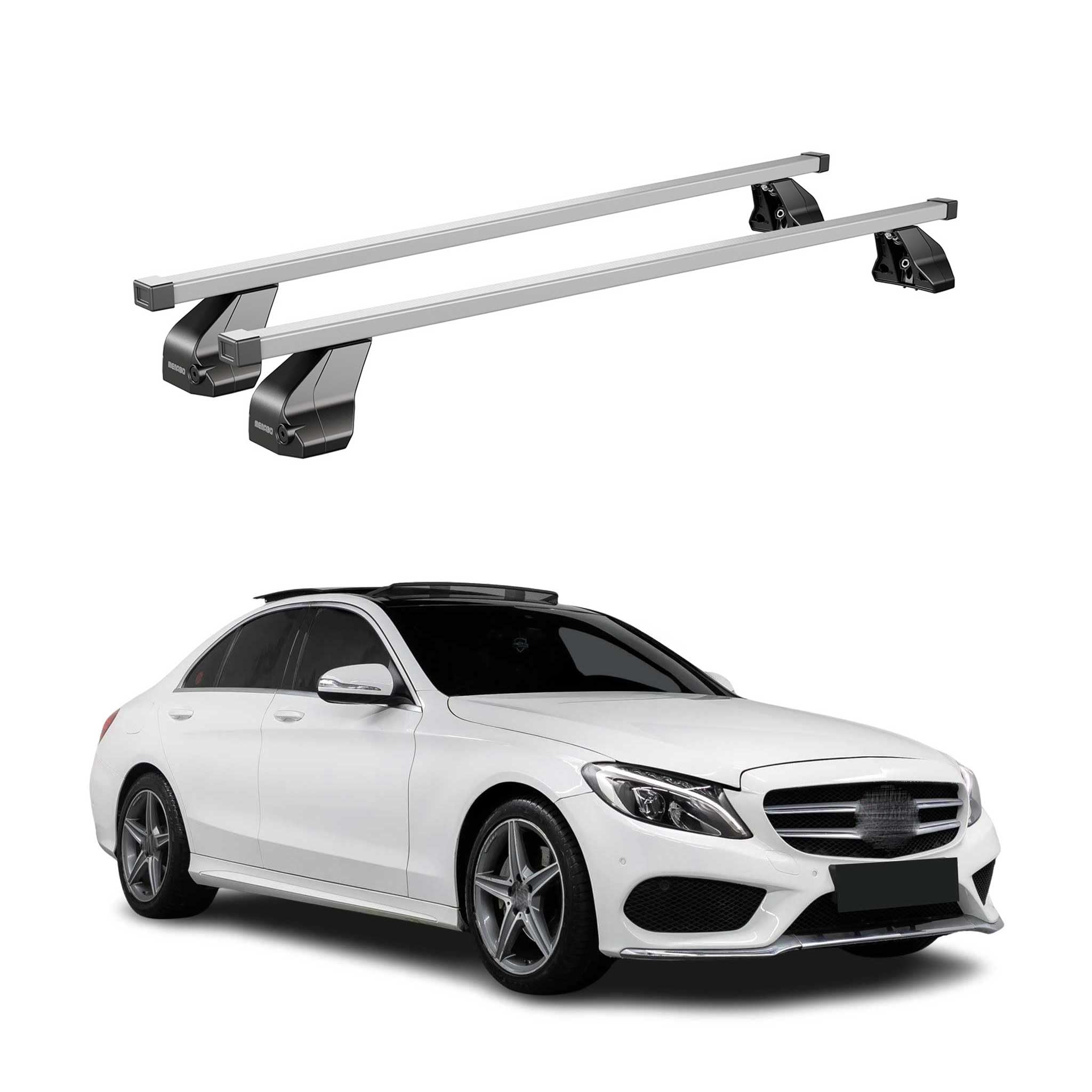 Mercedes-Benz Ｃ CLASS チョロQ Amazon.com: OMAC Roof Rack Cross Bars for Mercedes C Class W205
