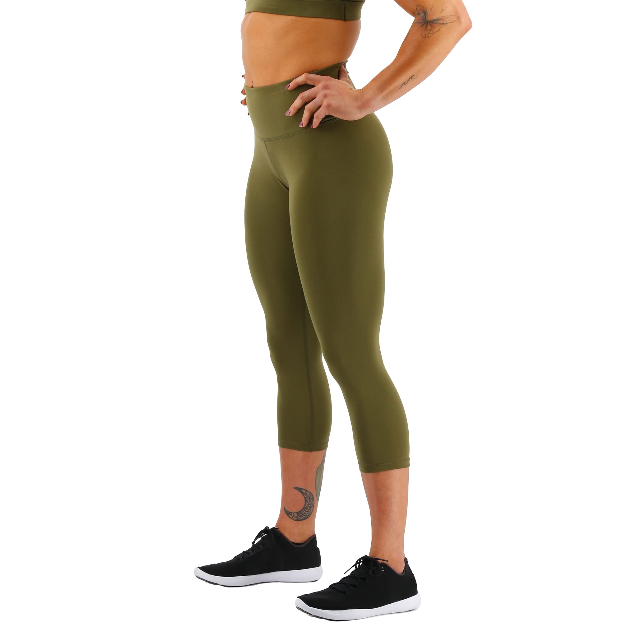 TYR Legginsy Sportowe Typu Cropped - Leginsy Kobiety