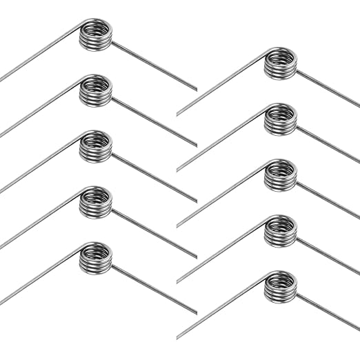 10pcs Torsion Spring Small Spring 50mm 90 Degree Torsional Spring