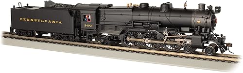 Bachmann 84406 HO K4 PRR 5492 PRE-WAR con piloto de listones