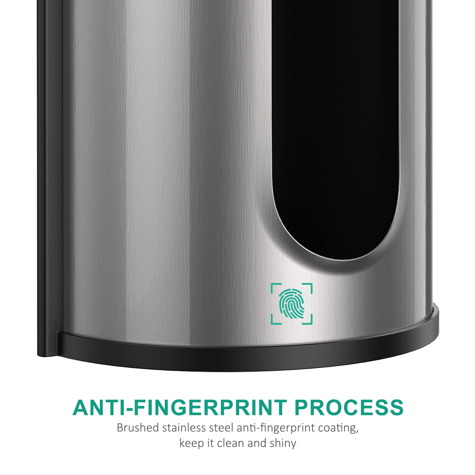 Plastic Bag Organizer, Grocery Bag Holder For Plastic Bags,Fingerprint Resistant Coated Stainless Steel Wire Drawing Trash Bag Holder