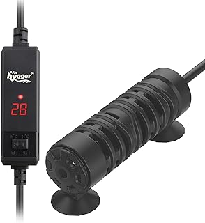 hygger Aquarium Heizstab 50W,Mini Aquarium Heizung mit LED-Digitalanzeige,Small Fish Tank Heater Aquarium Betta Heater for 19-38L Freshwater Aquariums