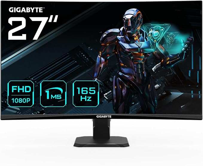 Écran PC 27" Gigabyte GS27F 165 Hz IPS
