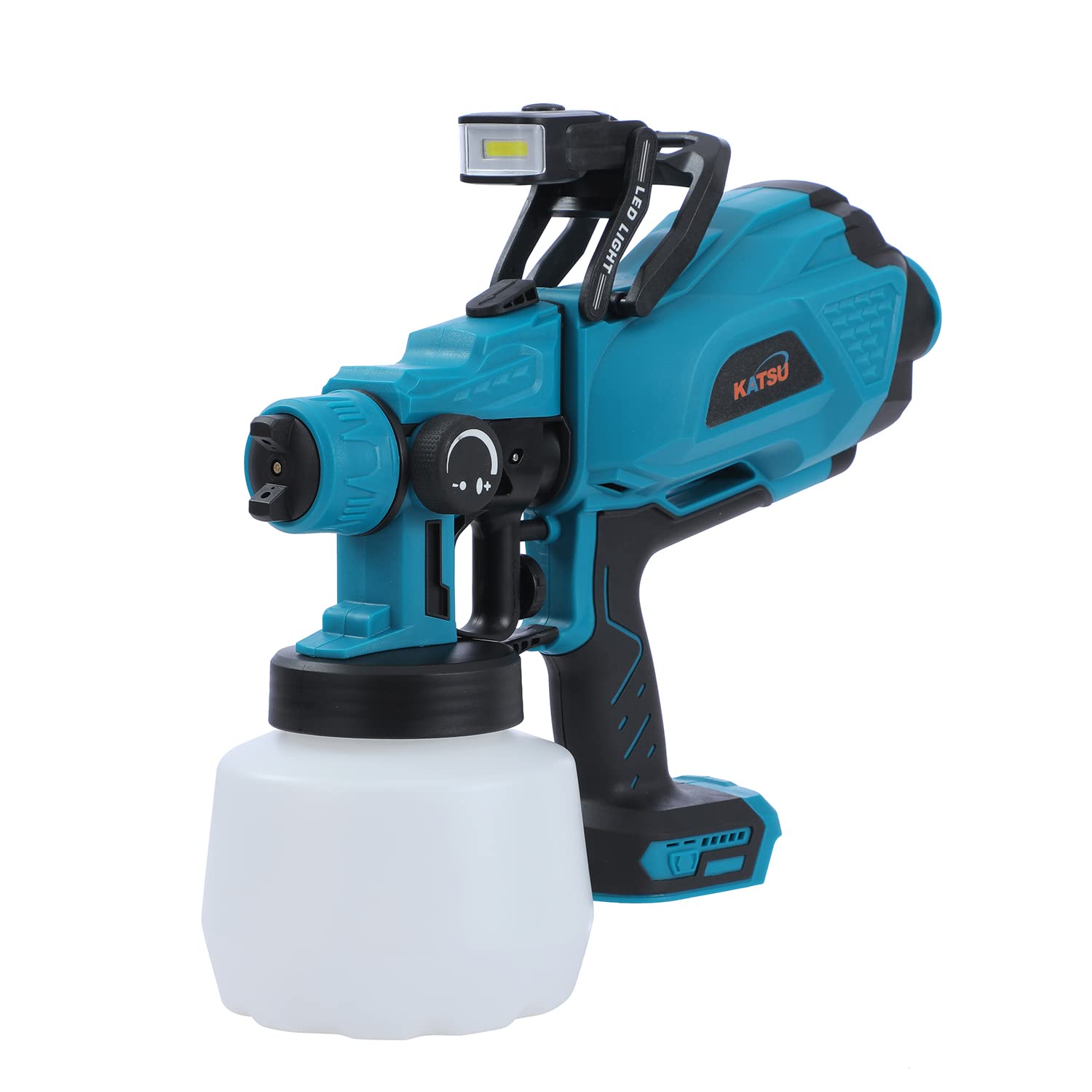 KATSU FIT-BAT Draadloze borstelloze cirkelzaag 21V/18V, 5 inch 125 mm 2000W Lange Handvat Draadloze Elektrische Cirkelzaag met Borstelloze Motor