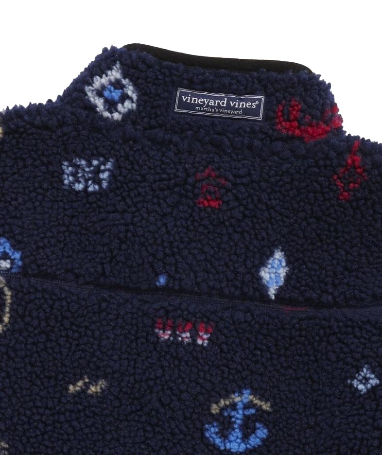 vineyard vines Boy's Kids Sherpa Supershep Zip Jacket XL 183