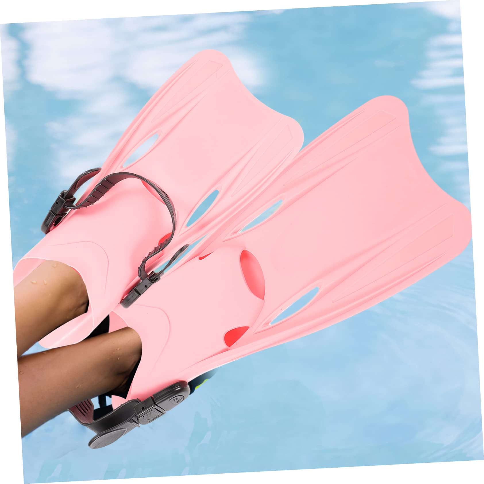 1 per Adulti Flipper Leggeri Snorkeling e Immersioni Facili Trasportare Regolabili Rosa