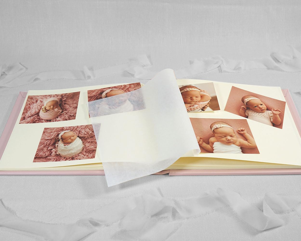 Album Foto Ricamato Personalizzabile In Lino 30x30 – Il Regalo Perfetto Per Battesimo, Nascita E Primo Compleanno!