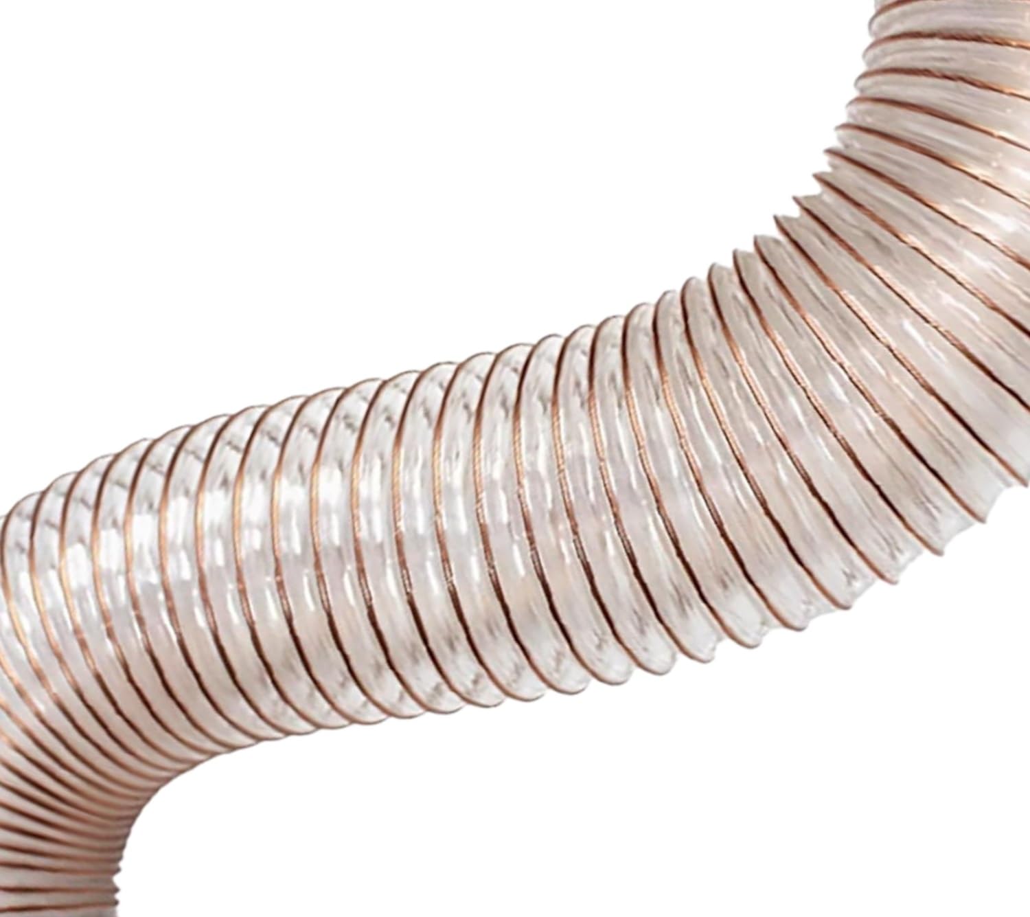 PU Transparent Collection Hose 150mm ID 1m 0.63-2mm for Inrial Extractor(0.93mm)