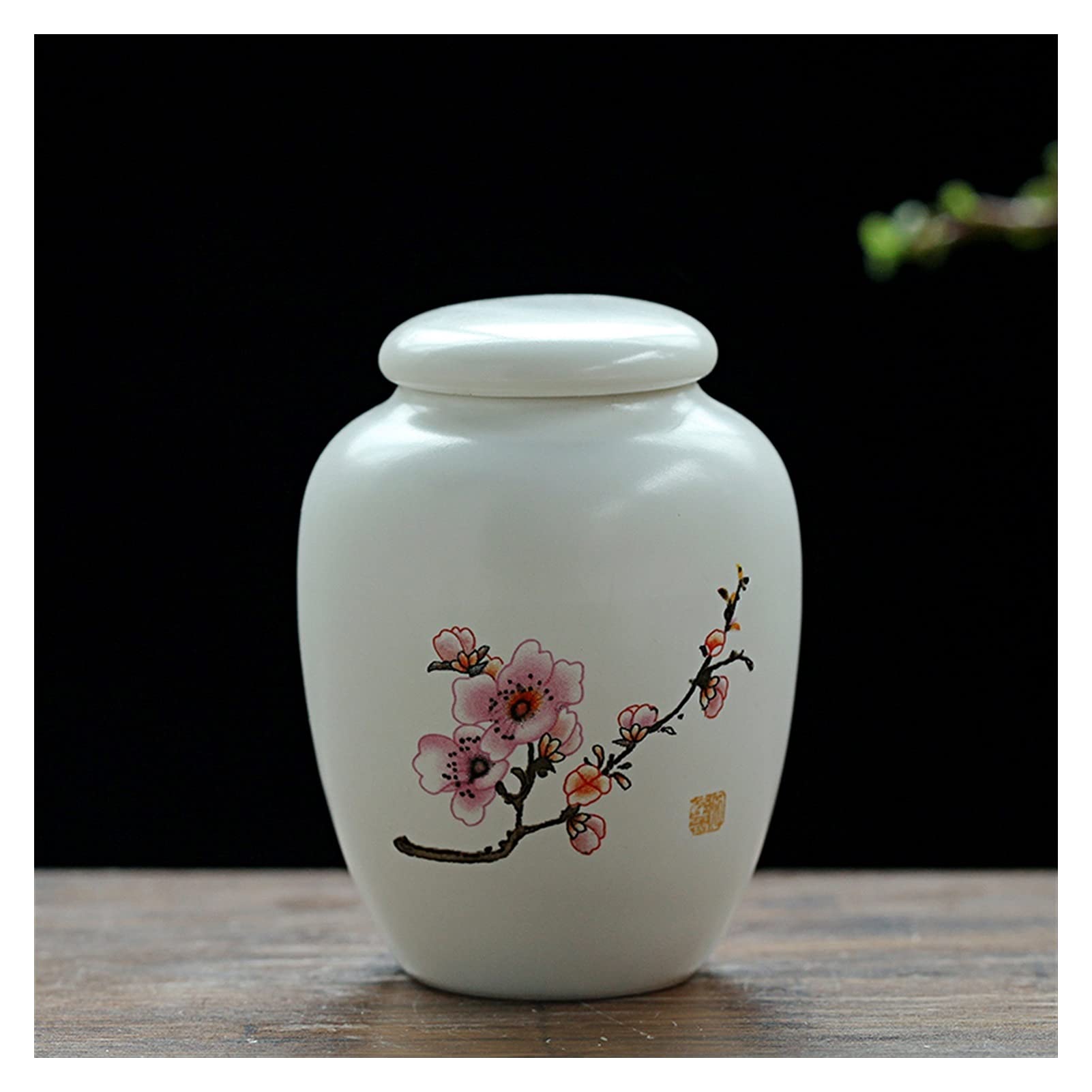 JFGCTYHXY Pet urns, Ceramic Pet Cremation Urn Small Multicolor(1 Flower)