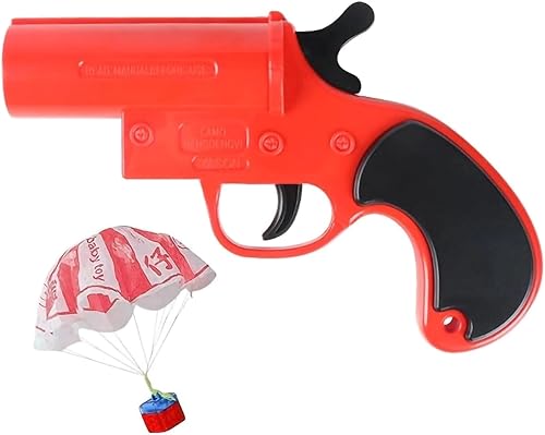 Juego de pistola y paracaídas de juguete Signal: juguete innovador para niños - Enciende la imaginación y el espíritu de aventura