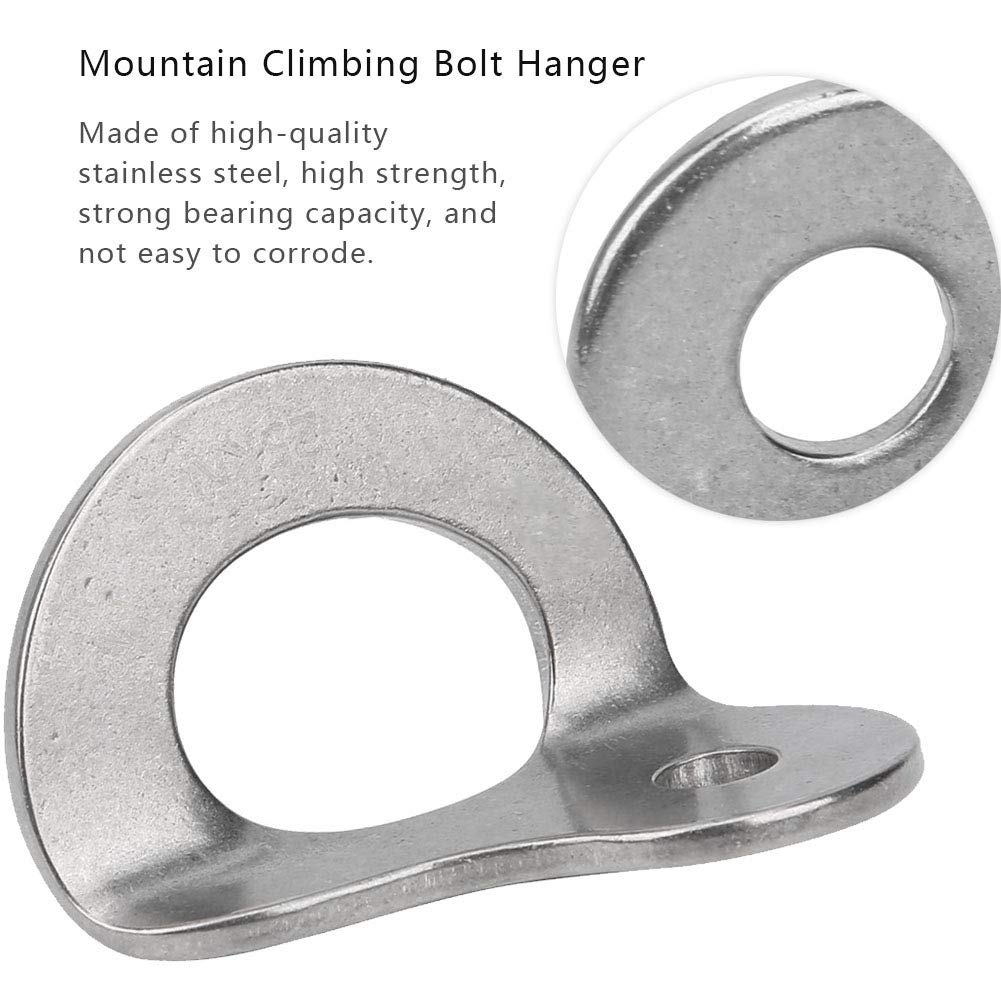 Gancio Per Bullone In Acciaio Inossidabile 304 - 2 Pezzi Per Arrampicata E Speleologia - Foto 11