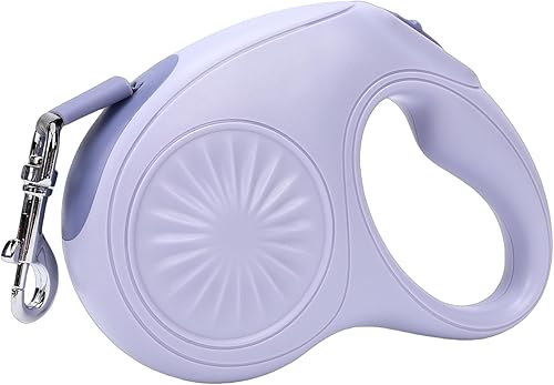 Pssopp Retractable Dog Leash Telescopic Dog Leash, Ergonomic Handle Retractable 3 Gears System Mechanism for Small to Medium Cats 5m Collars and