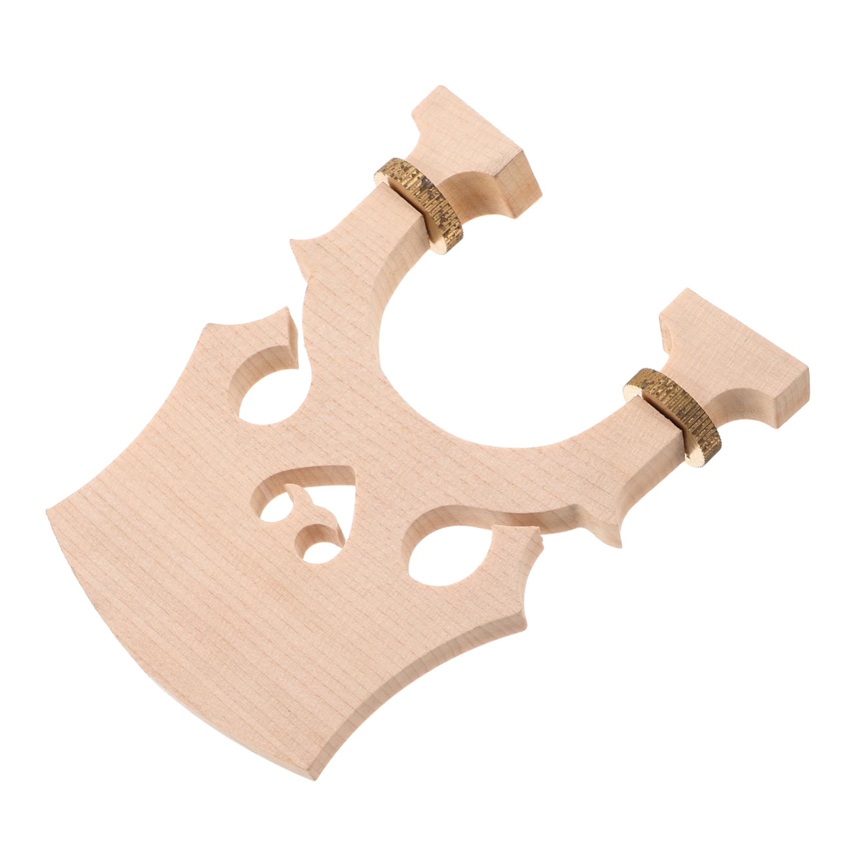 BESTonZON Chevalet de Violoncelle Réglable en Bois D'érable 3/4 Options de Pont Haut et Bas, Conçu pour Performance et Écoles